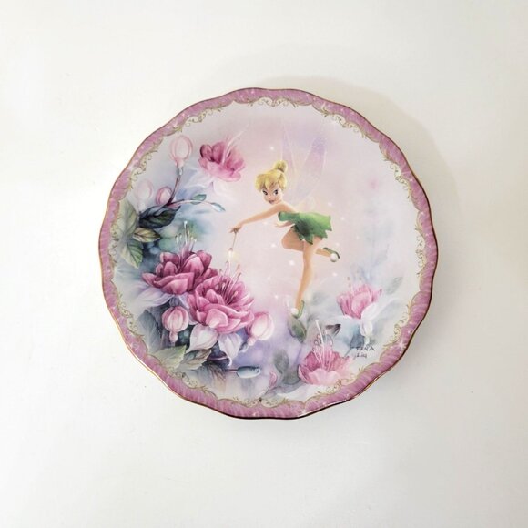 The Bradford Exchange Disney Lena Liu The Finishing Touch Tinker Bell Collector' - Picture 3 of 3